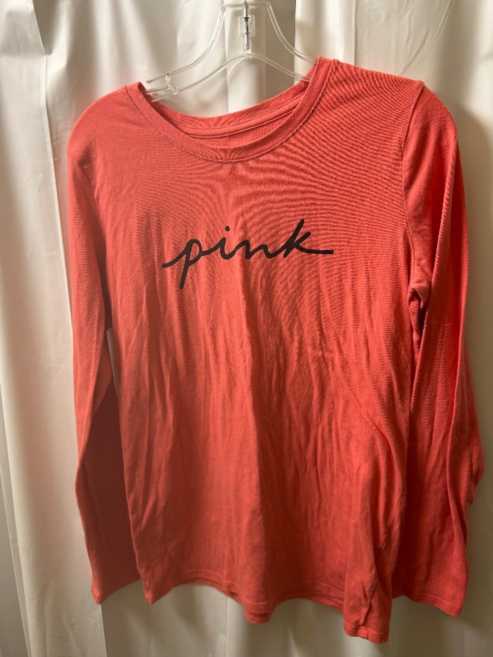 PINK Victorias Secret Logo Longsleeve Top